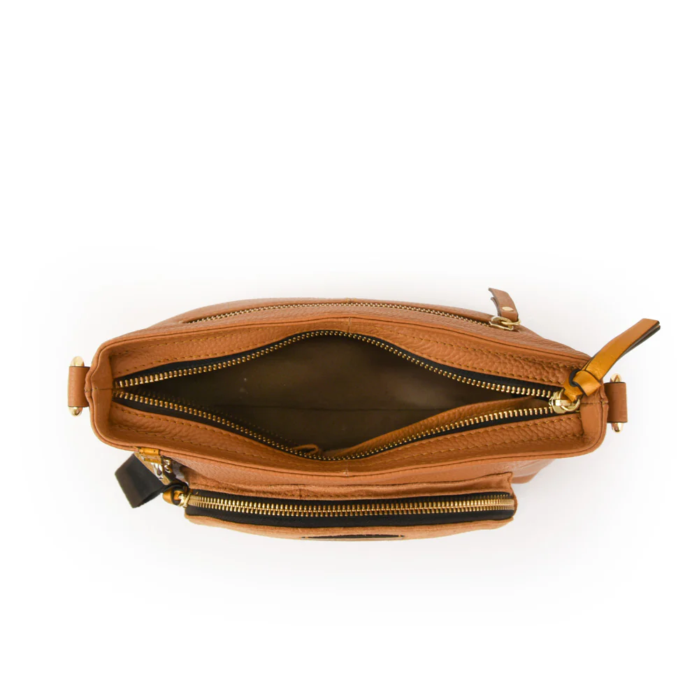 BANDOLERA CUERO NILE CAMEL - Image 4