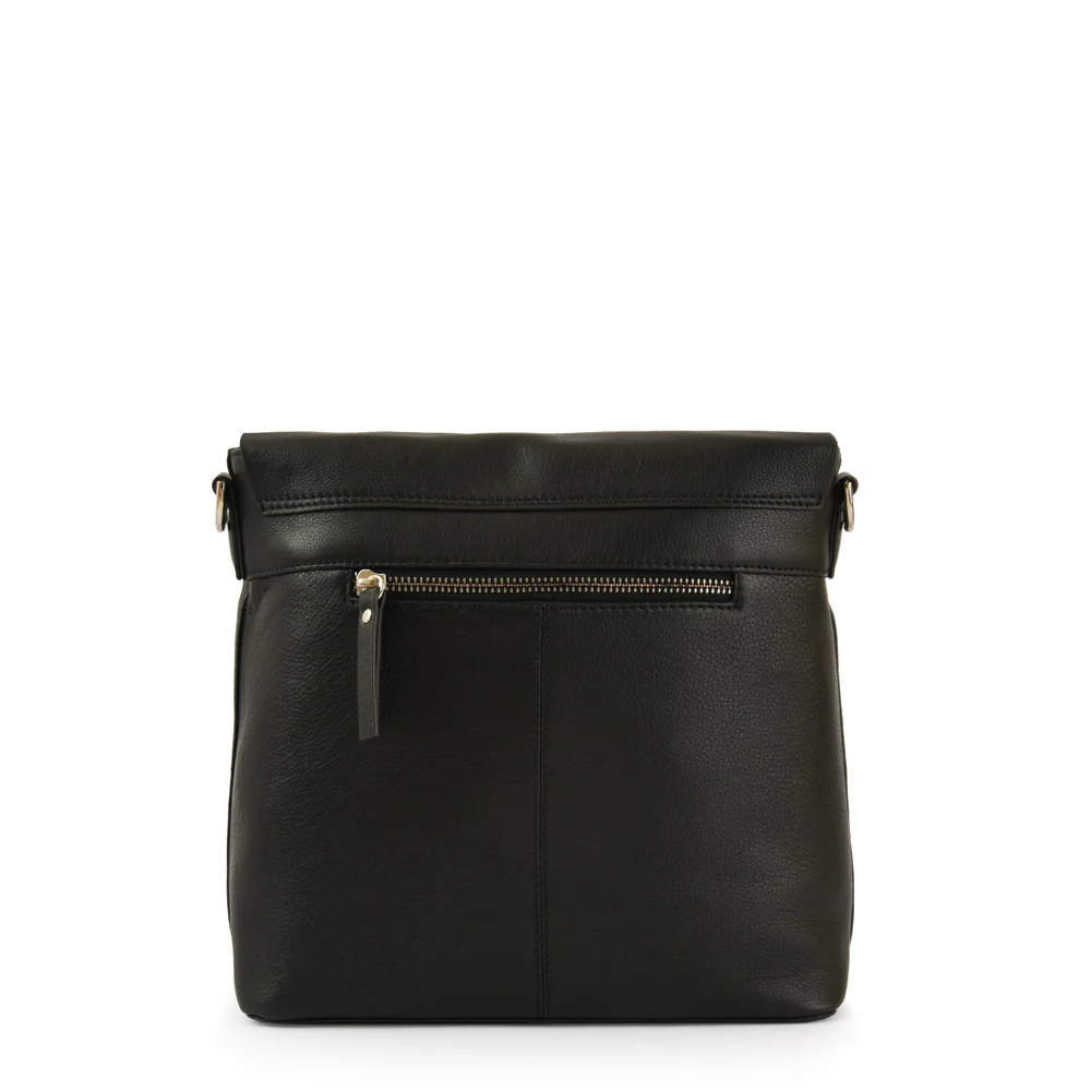 BANDOLERA CUERO PARANA NEGRO - Image 3
