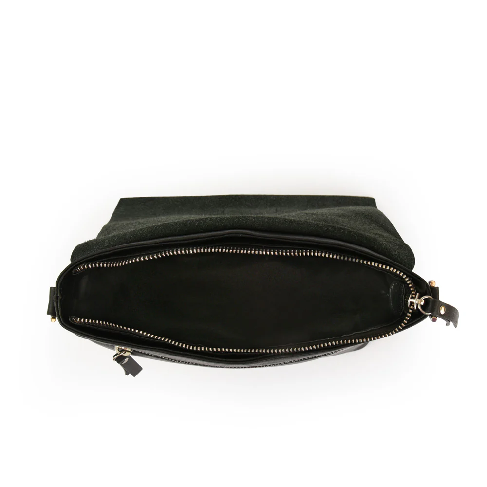 BANDOLERA CUERO PARANA NEGRO - Image 4