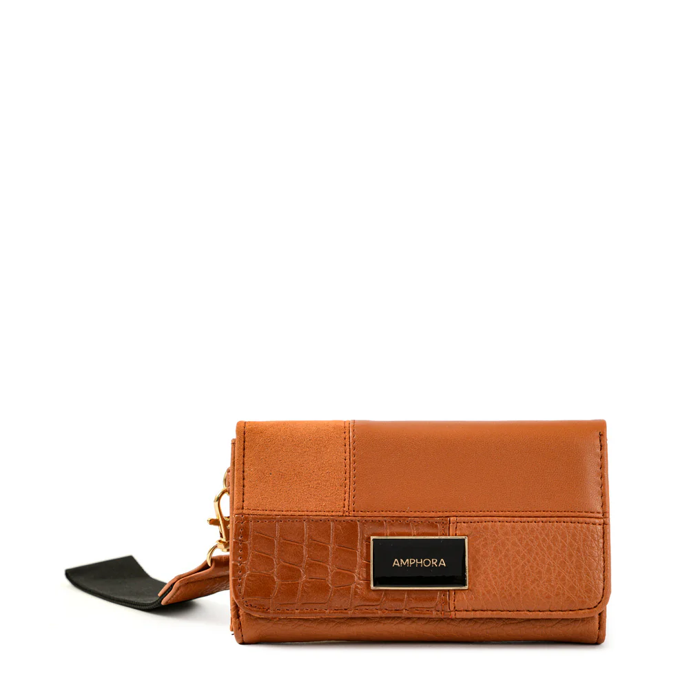 BILLETERA ACORDEON RENATE MARRÓN