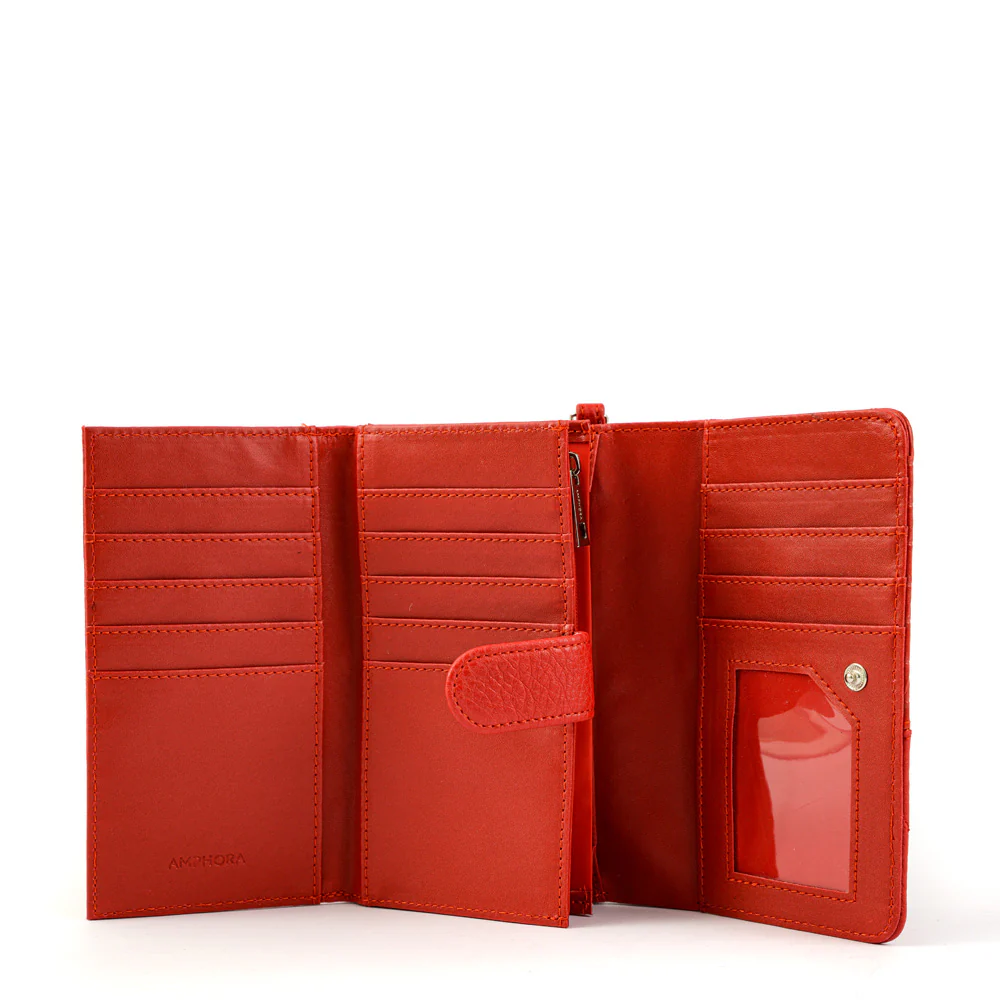 BILLETERA ACORDEON RENATE ROJO - Image 3