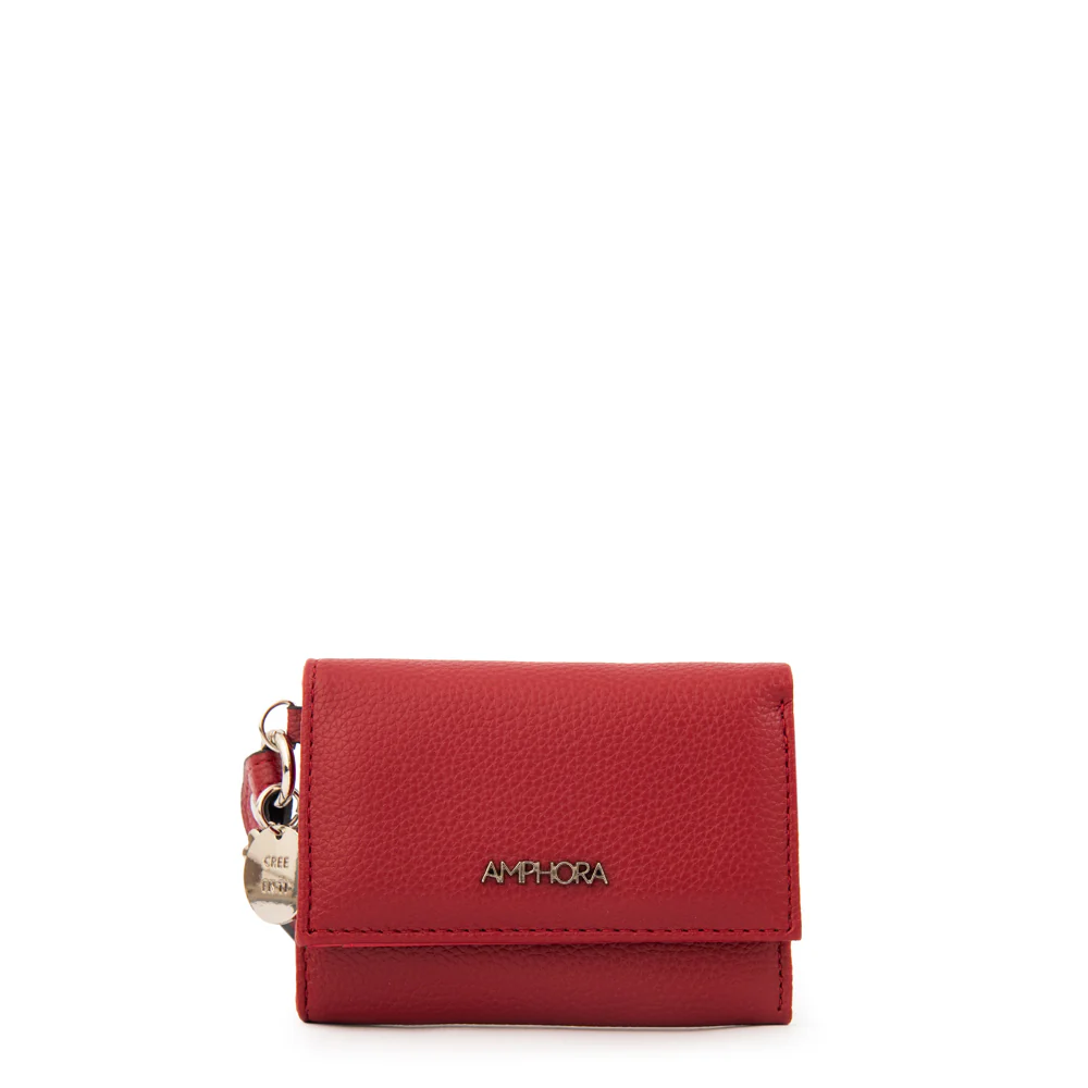 BILLETERA CHARMS ROJO