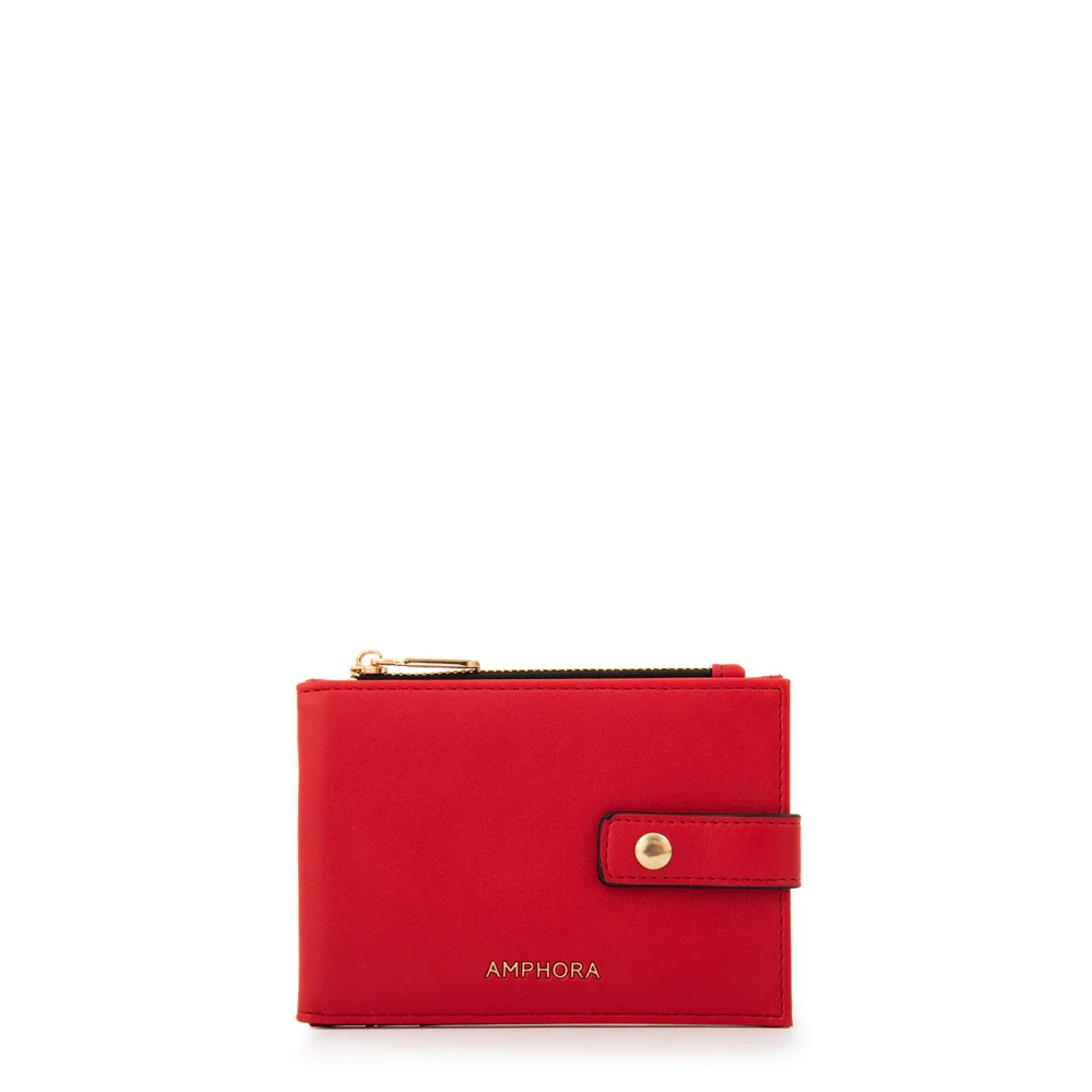 BILLETERA CHICA CARMINA ROJO