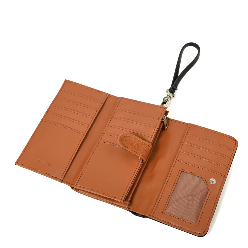 BILLETERA CON BOLSILLO NAIRA MARRÓN - Image 3