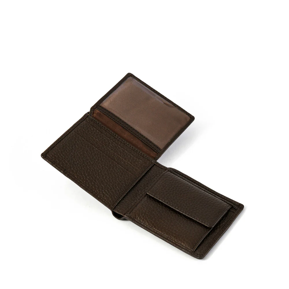 BILLETERA CUERO CON ALETA HERNAN MARRÓN - Image 3