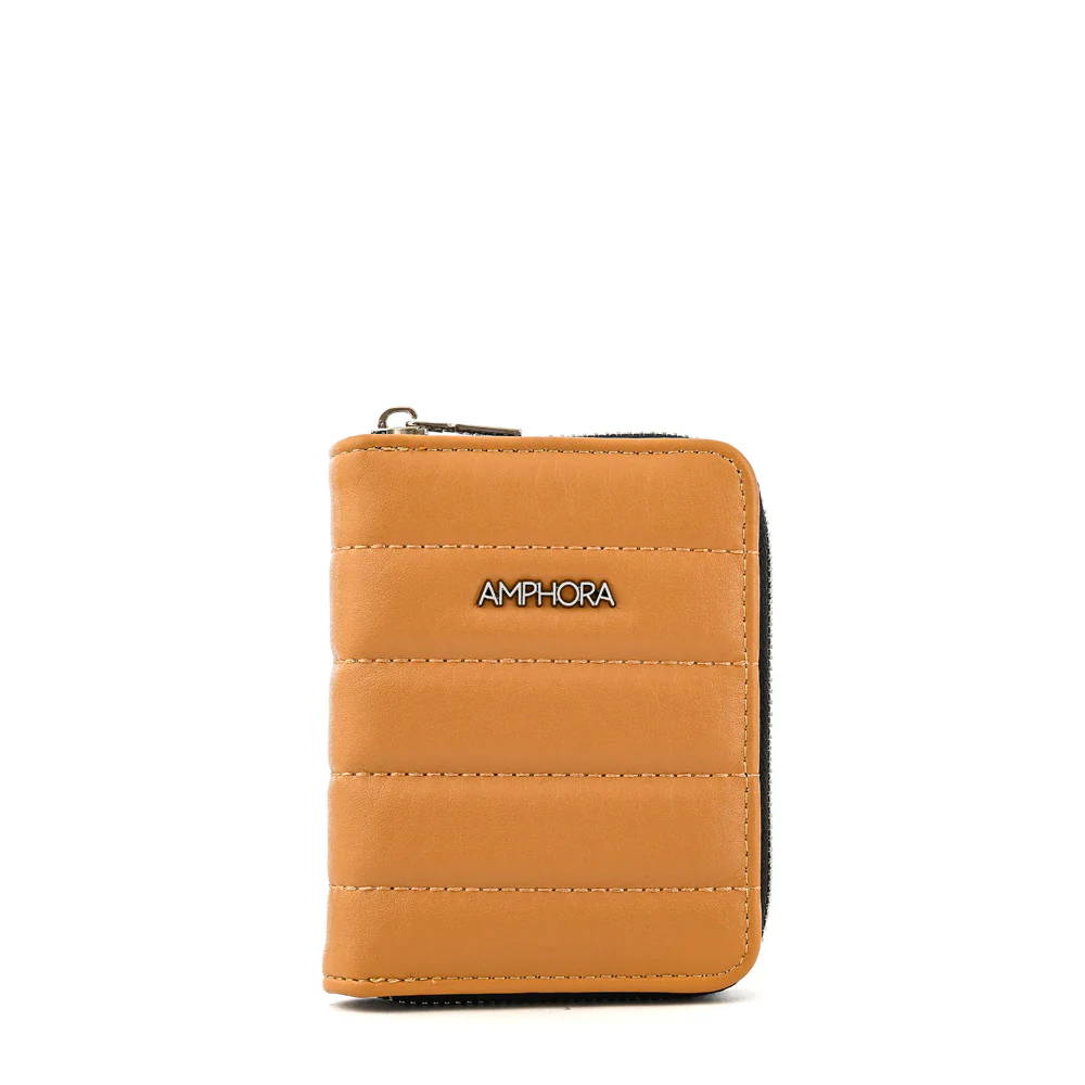 BILLETERA ESTUCHE CHICA ANIMA CAMEL