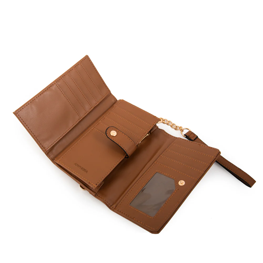 BILLETERA MEDIANA GRECIA MARRÓN - Image 3
