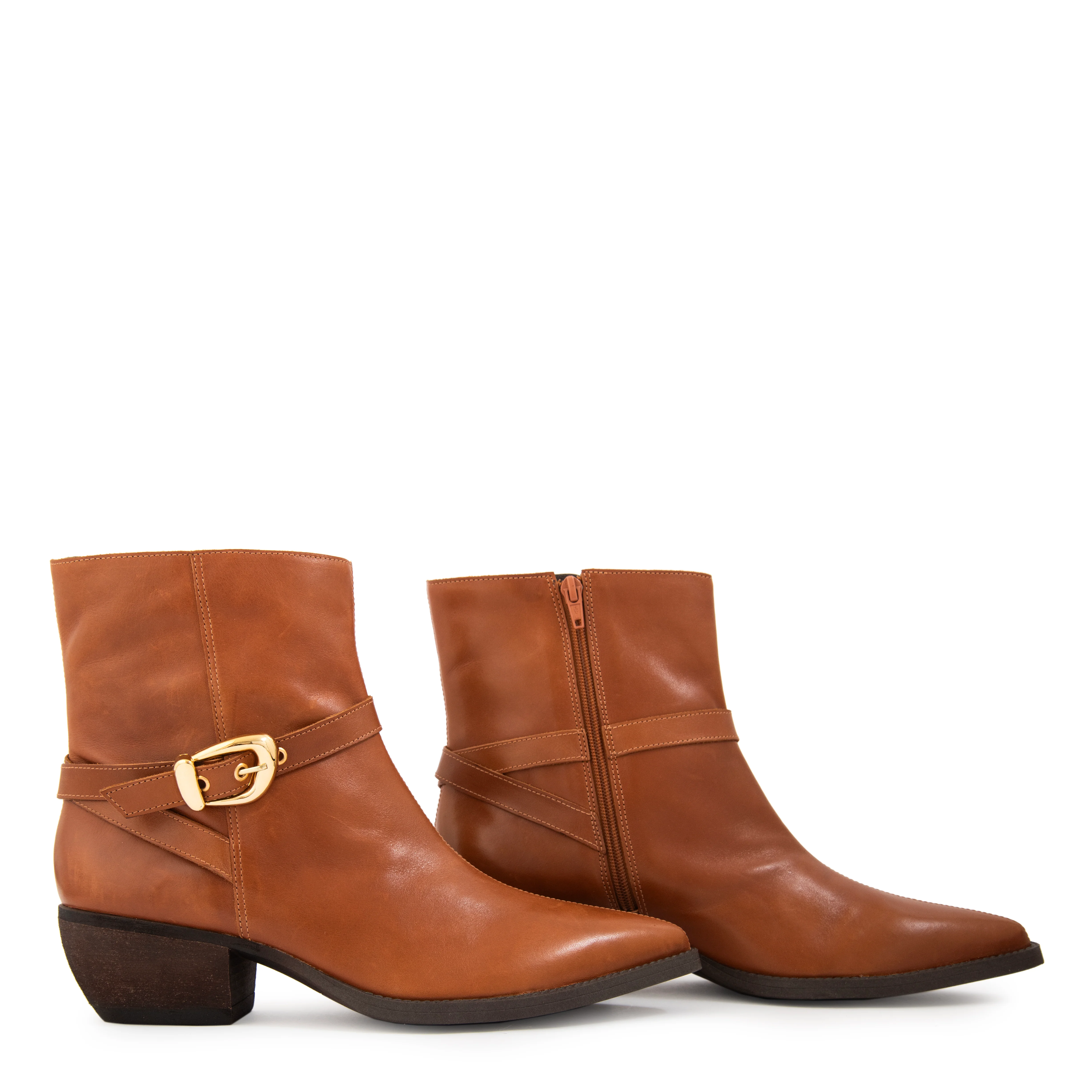 BOTA CAÑA BAJA SALMA CAMEL - Image 2