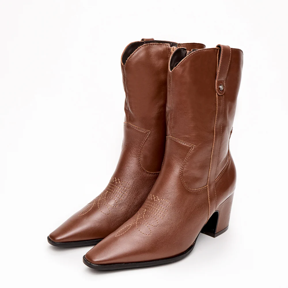 BOTA CAÑA MEDIA AZALEA MARRÓN - Image 3