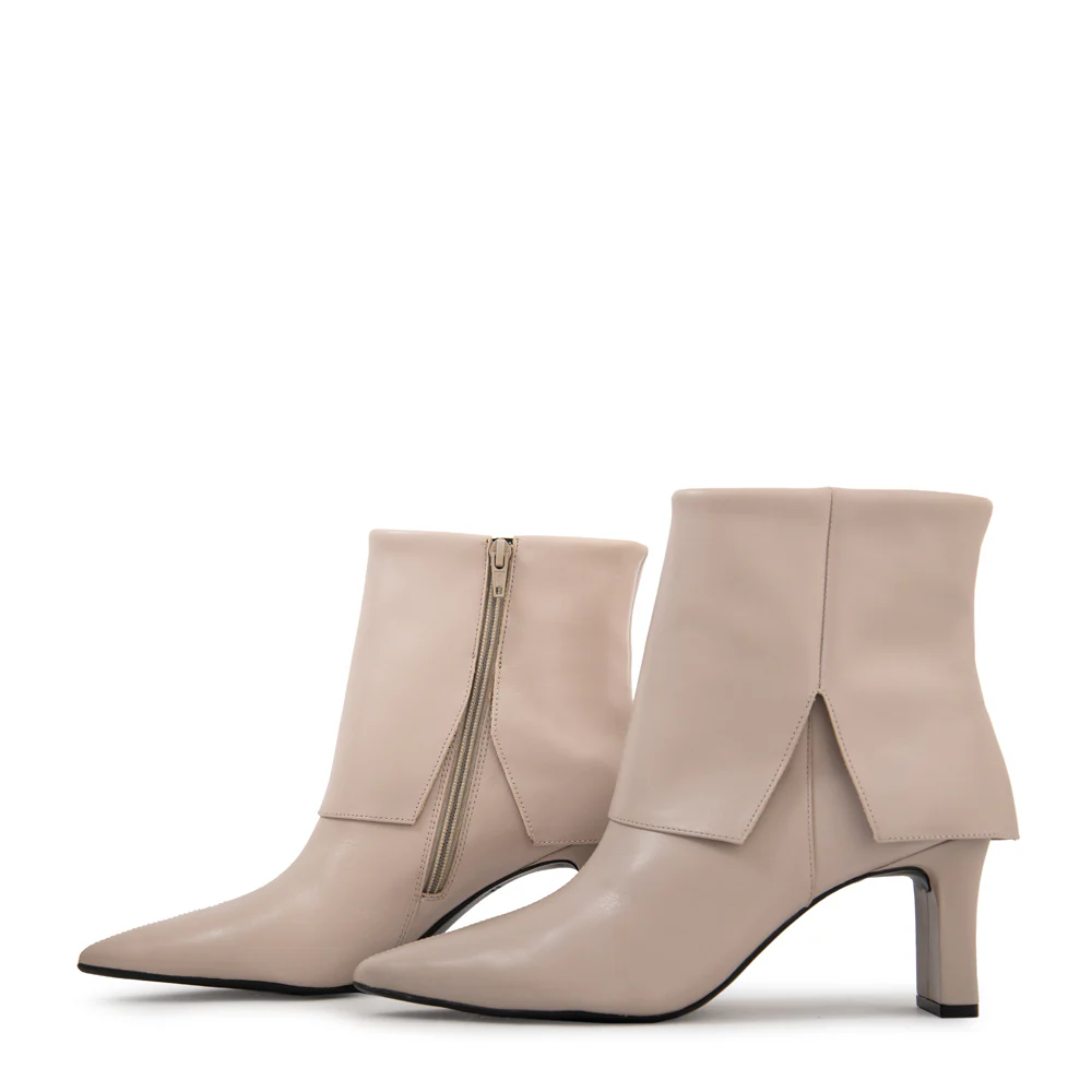 BOTIN CON TACO KRISTEN BEIGE - Image 2