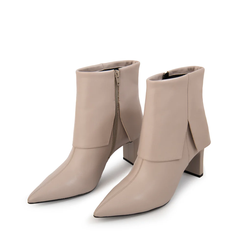 BOTIN CON TACO KRISTEN BEIGE - Image 3