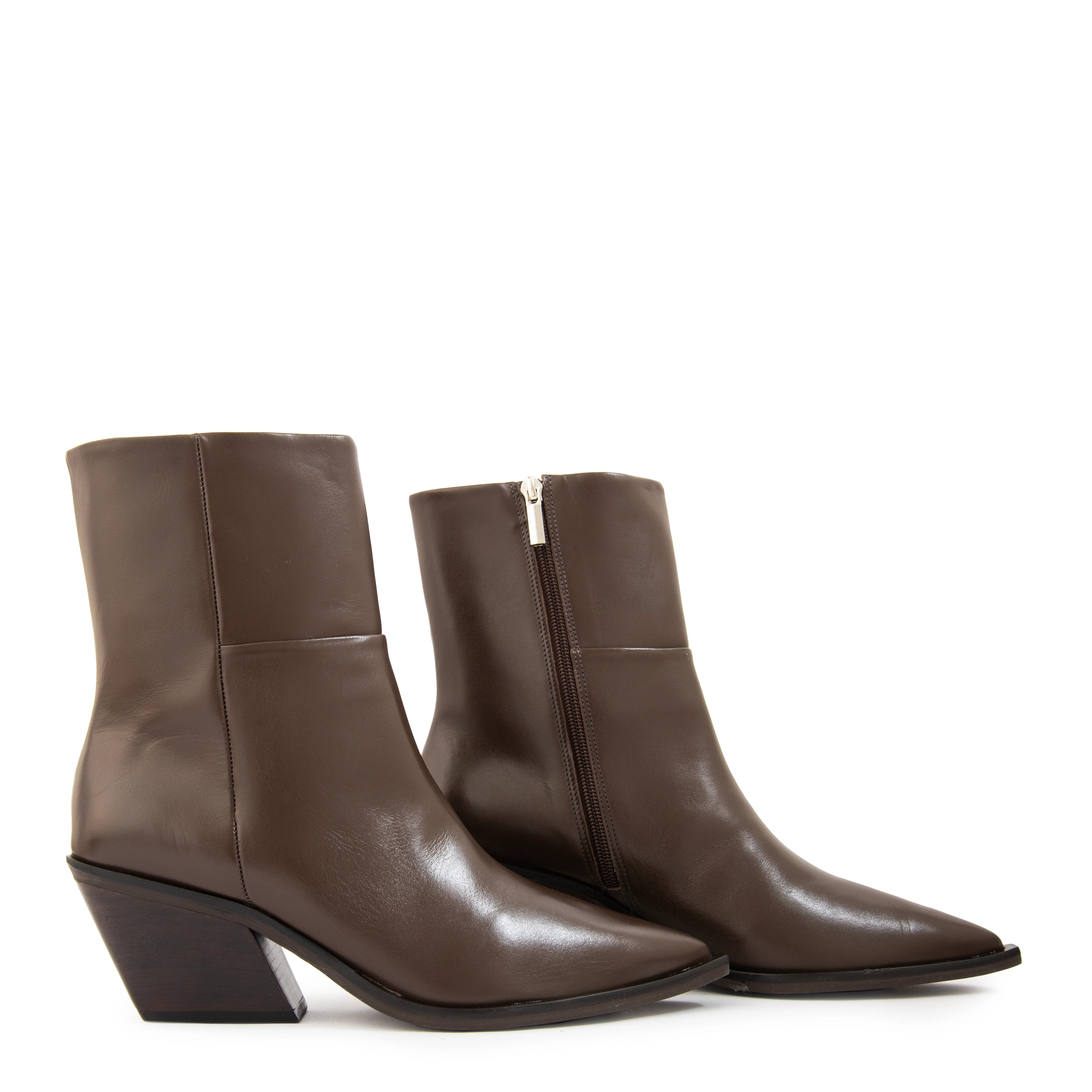 BOTA CAÑA BAJA PAULA MARRÓN - Image 2