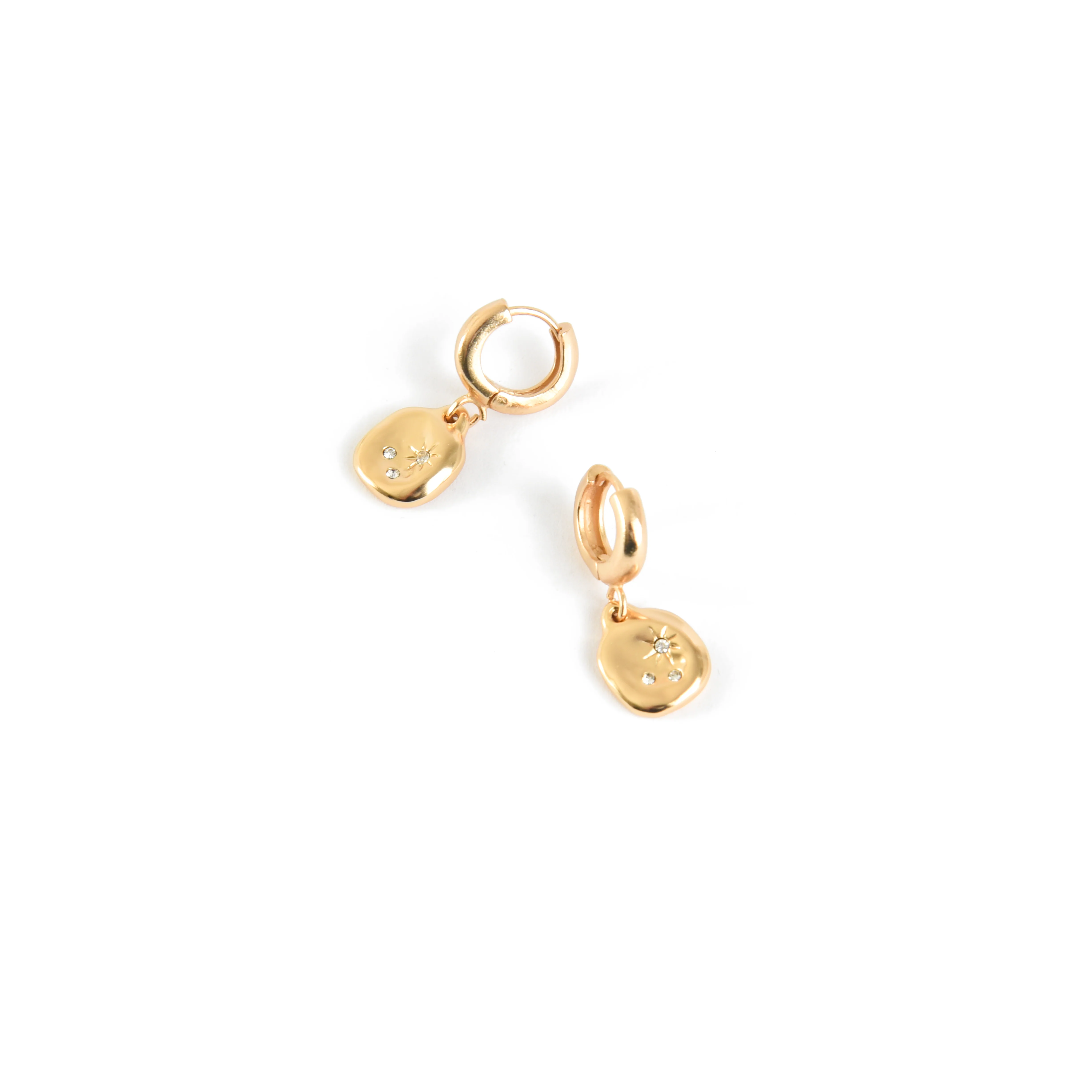 AROS CON COLGANTE CAIRO GOLD