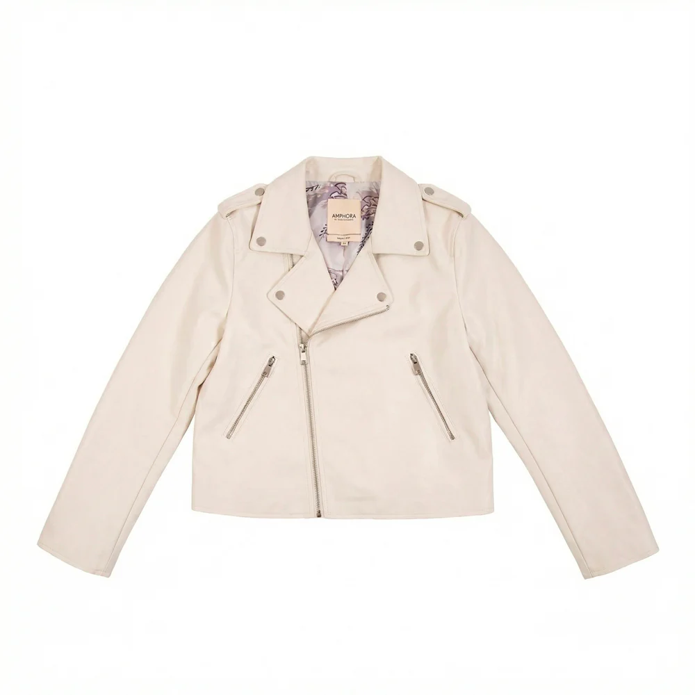 CAMPERA BIKER NANCY BLANCO