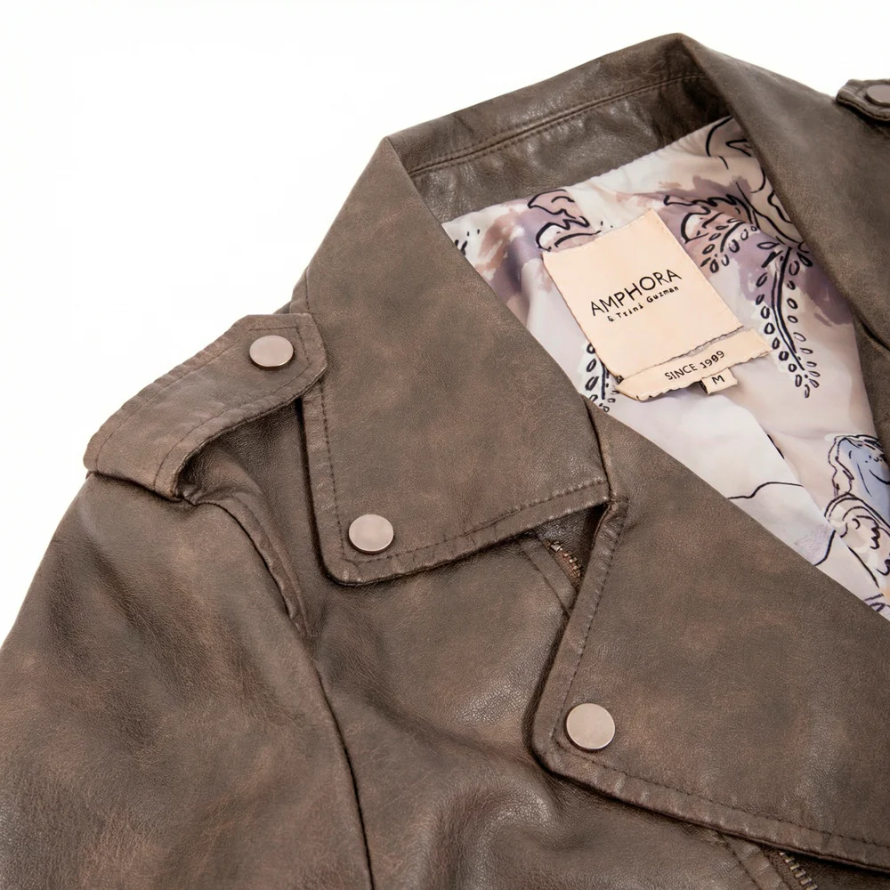 CAMPERA BIKER NANCY GRIS - Image 3