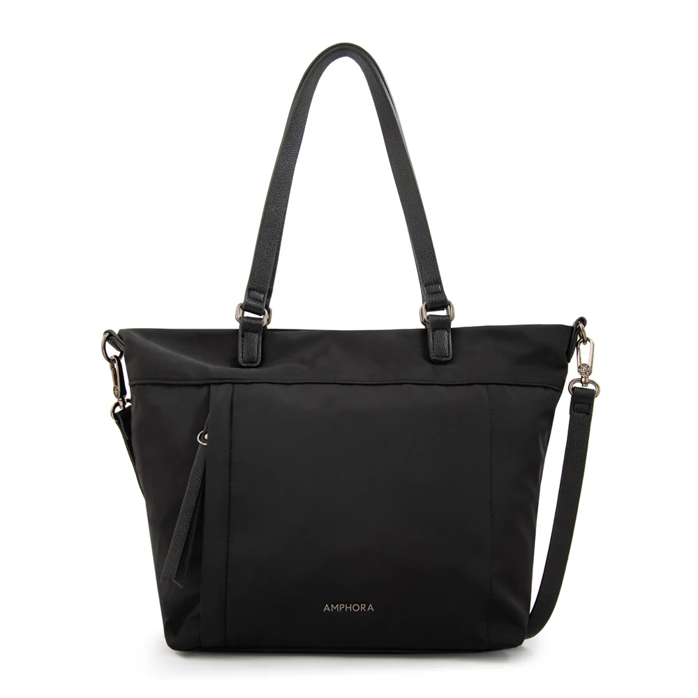 CARTERA CAROLINA NYLON NEGRO