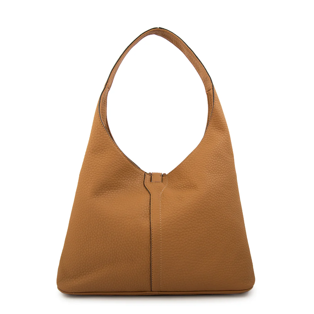 CARTERA CORTE OVAL CORIA CAMEL - Image 3