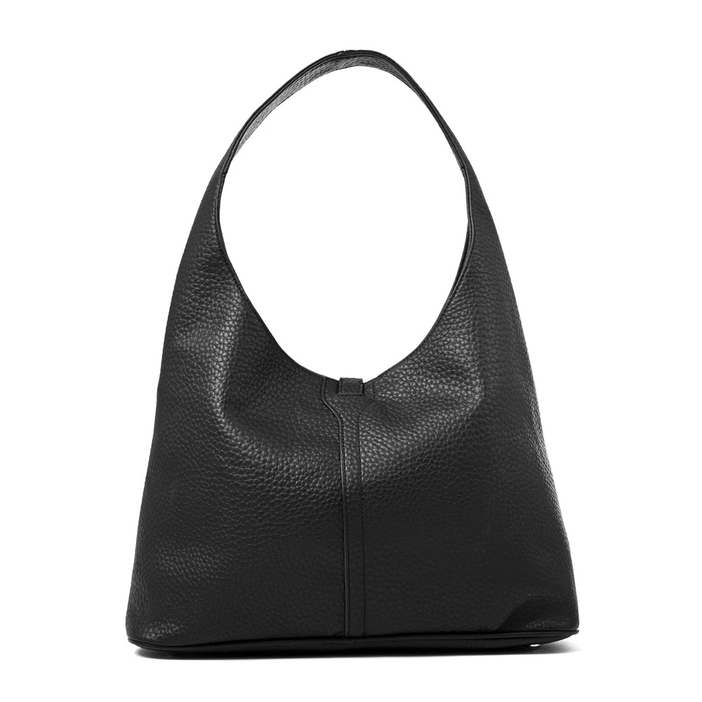 CARTERA CORTE OVAL CORIA NEGRO - Image 3