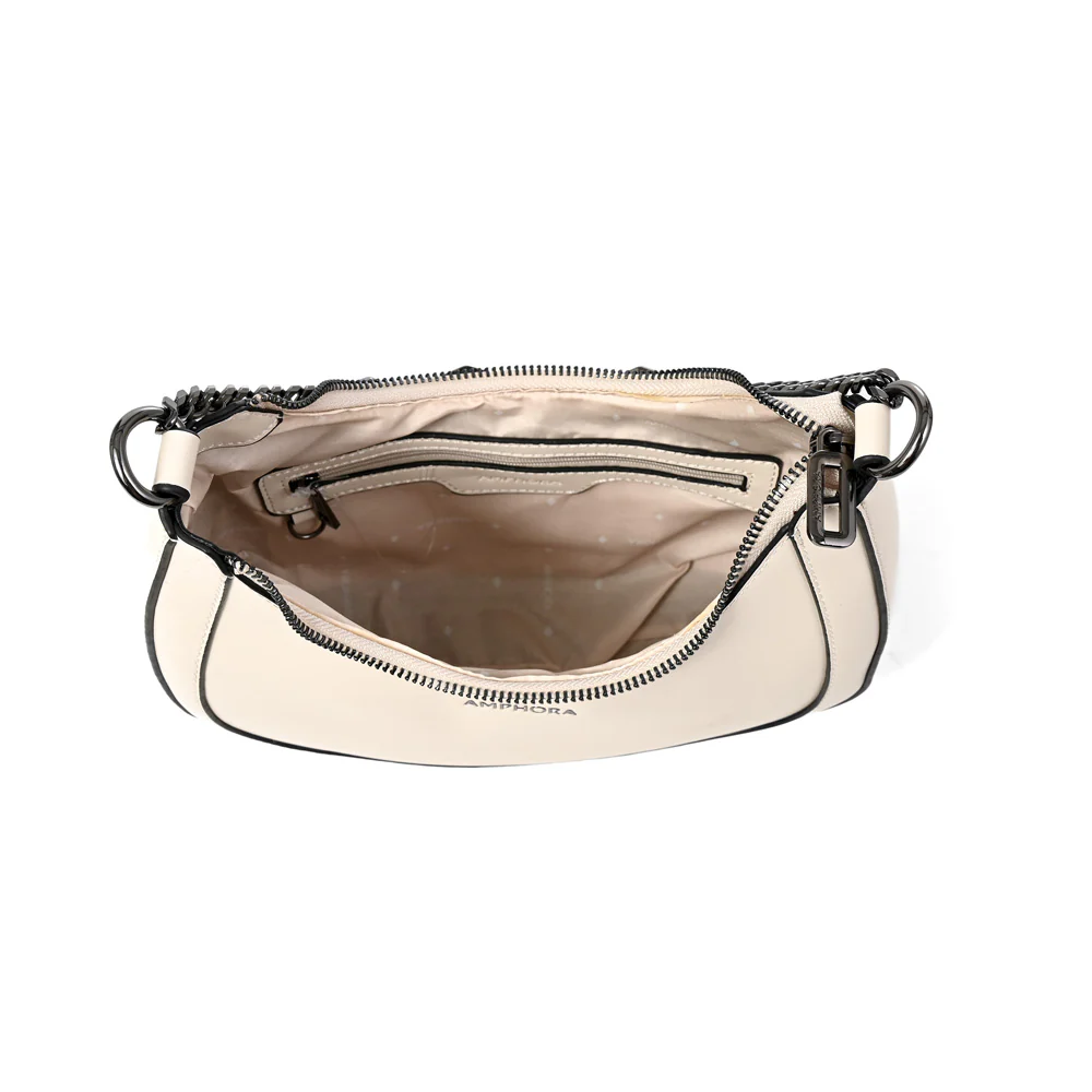 CARTERA CORTE OVAL VANITY BLANCO - Image 5