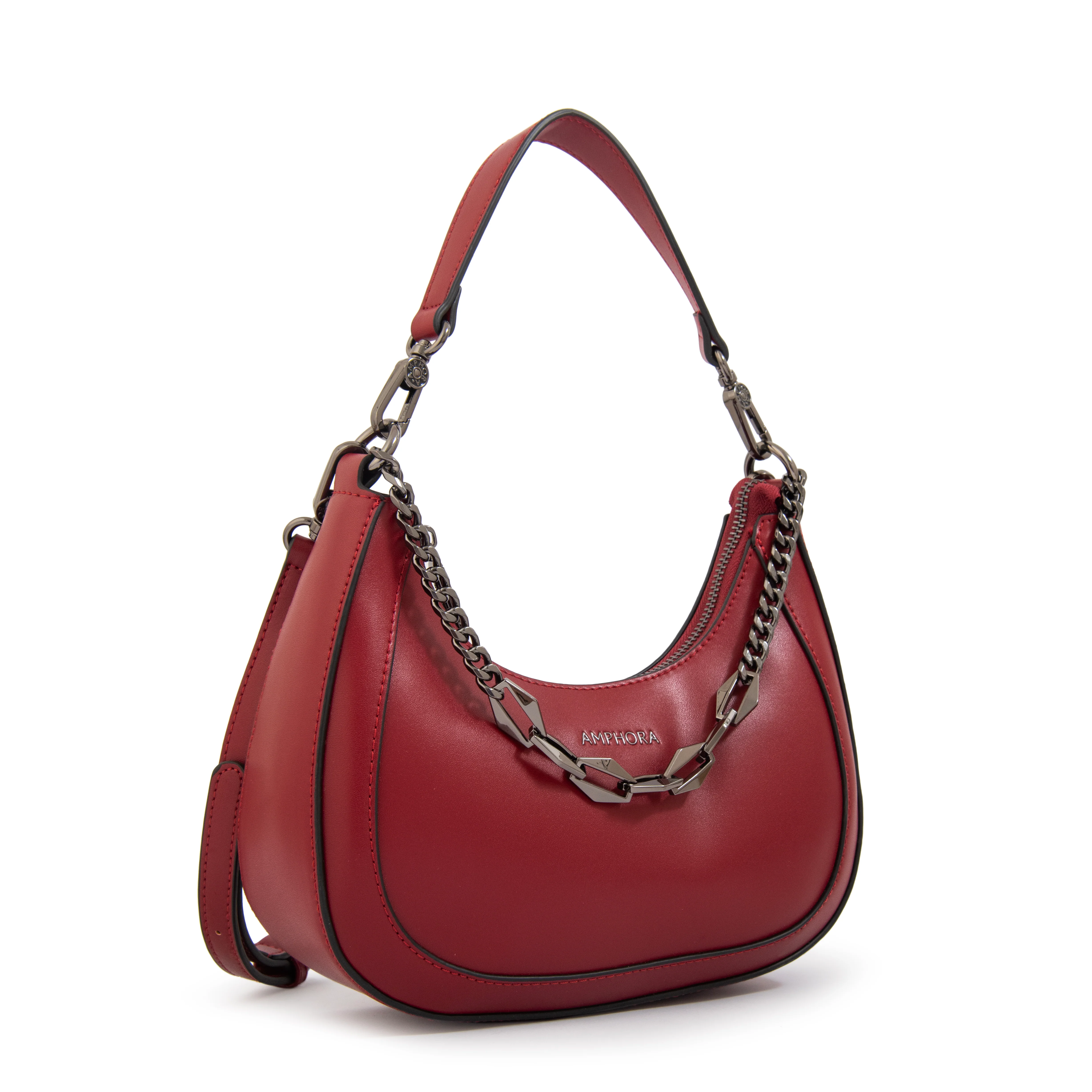 CARTERA CORTE OVAL VANITY BORDÓ - Image 2