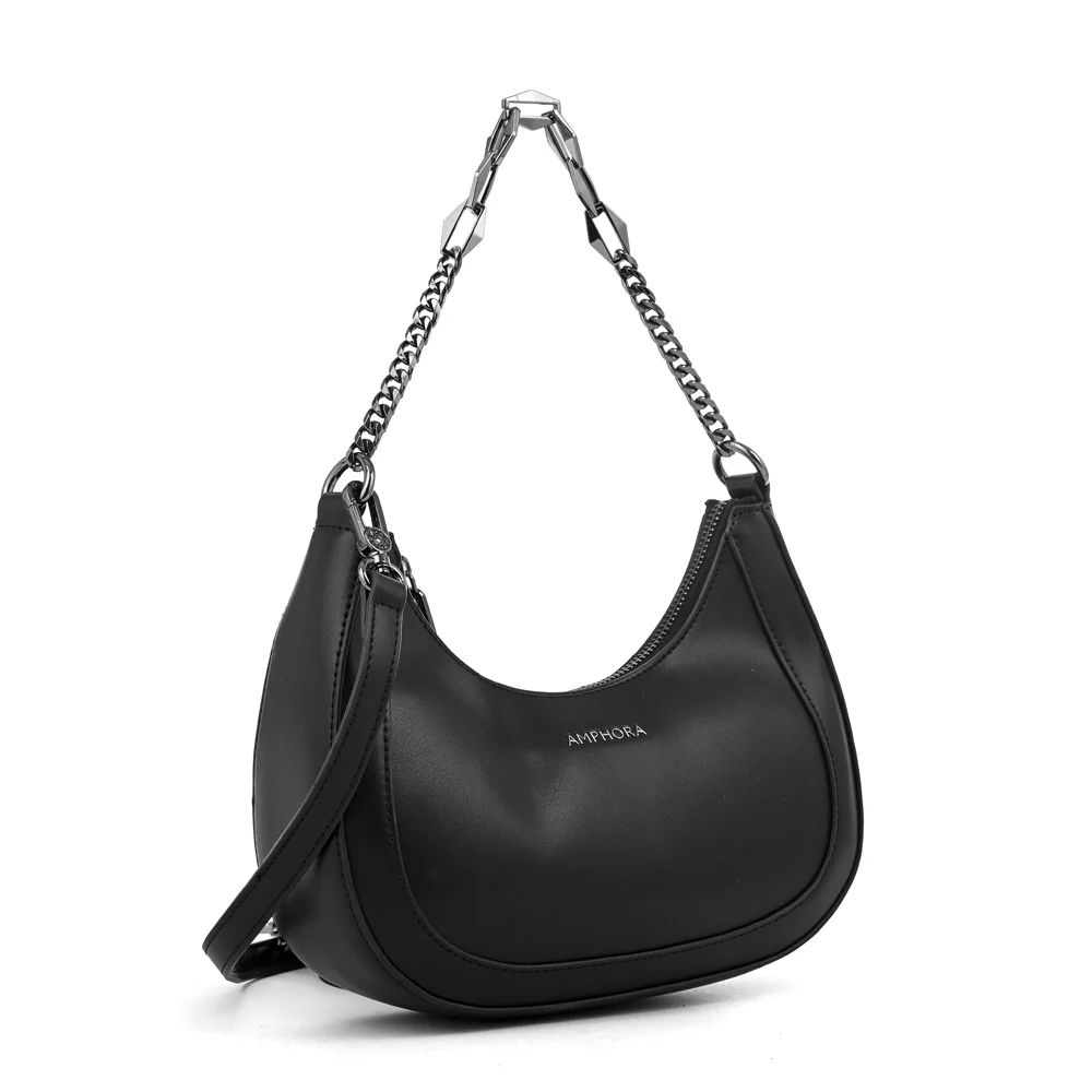 CARTERA CORTE OVAL VANITY NEGRO - Image 2