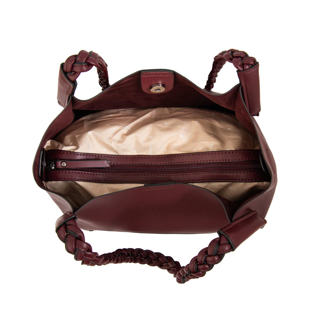 CARTERA CORTE RECTO IRIS BORDÓ - Image 4