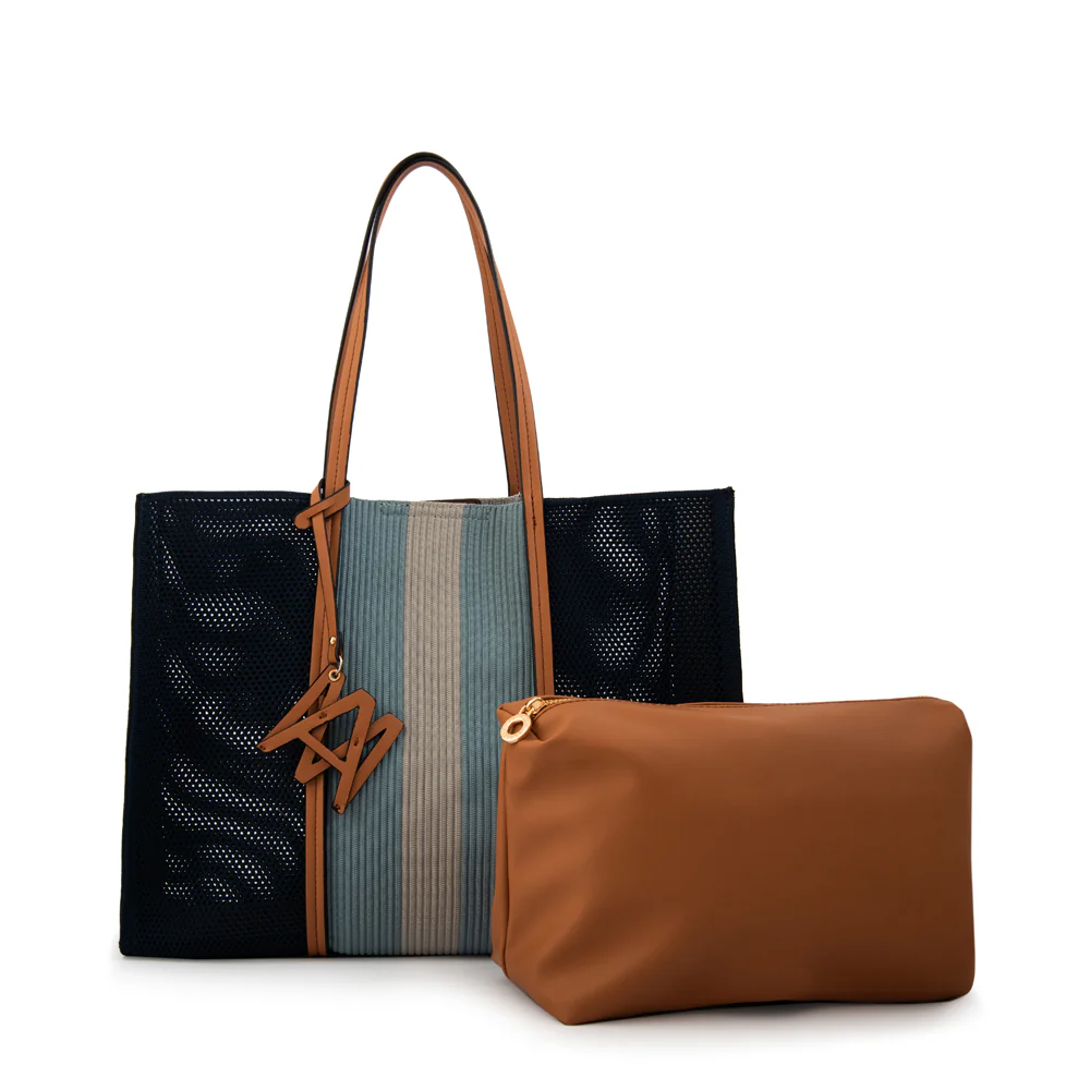 CARTERA DE PLAYA GIULIANA AZUL - Image 5
