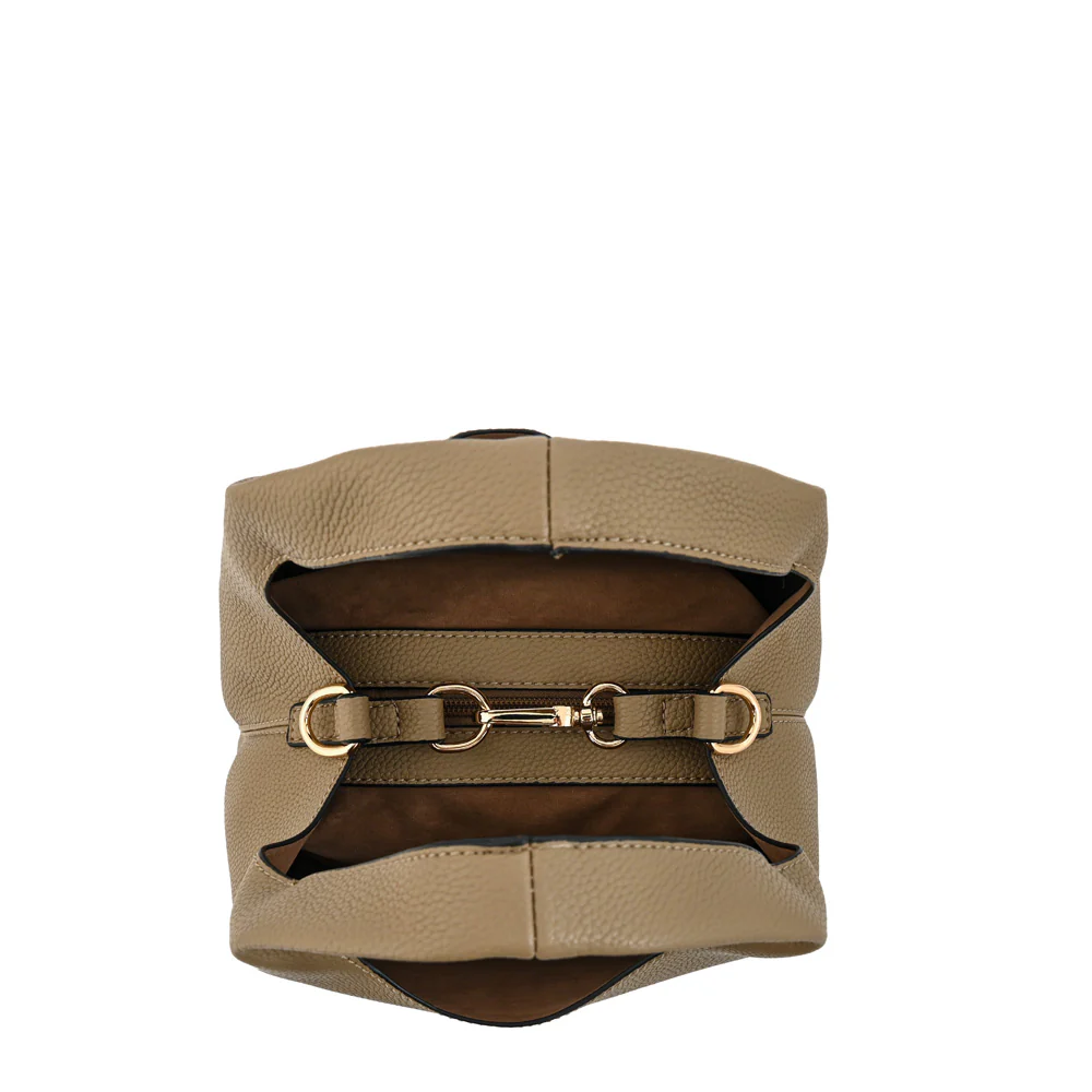 CARTERA CORTE OVAL JOLIE TAUPE - Image 4