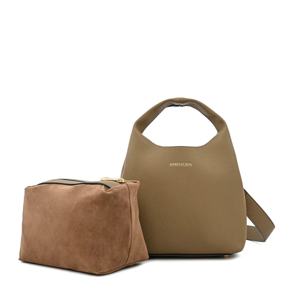 CARTERA CORTE OVAL JOLIE TAUPE - Image 5