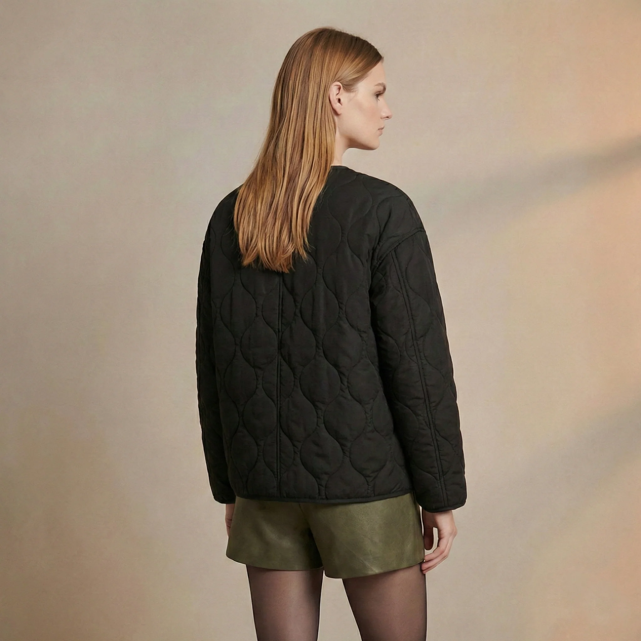 CHAQUETA ACOLCHADA ATENAS NEGRO - Image 3