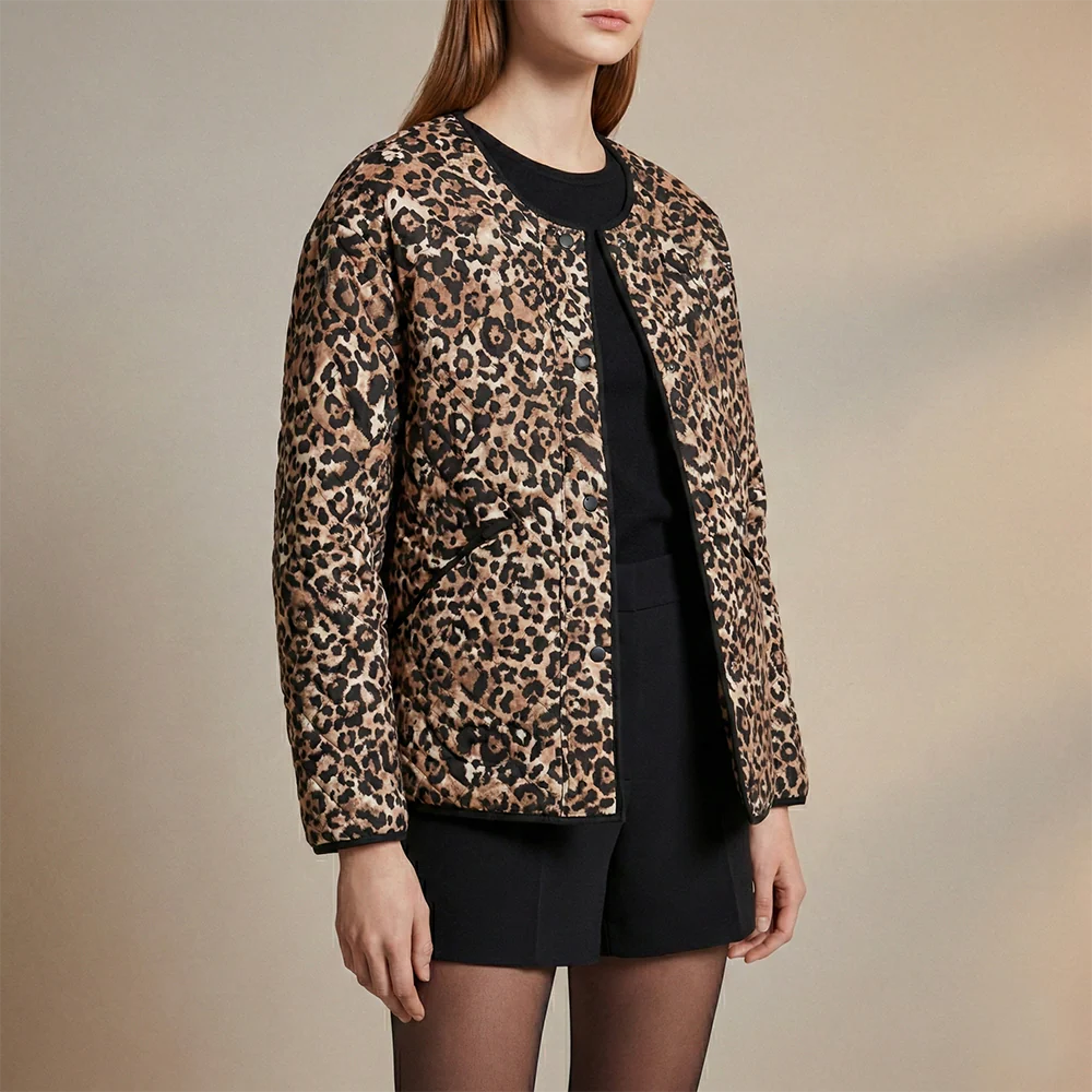 CHAQUETA ACOLCHADA ATENAS NEGRO PRINT - Image 2
