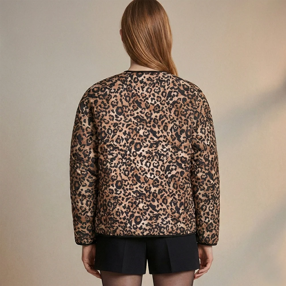CHAQUETA ACOLCHADA ATENAS NEGRO PRINT - Image 3