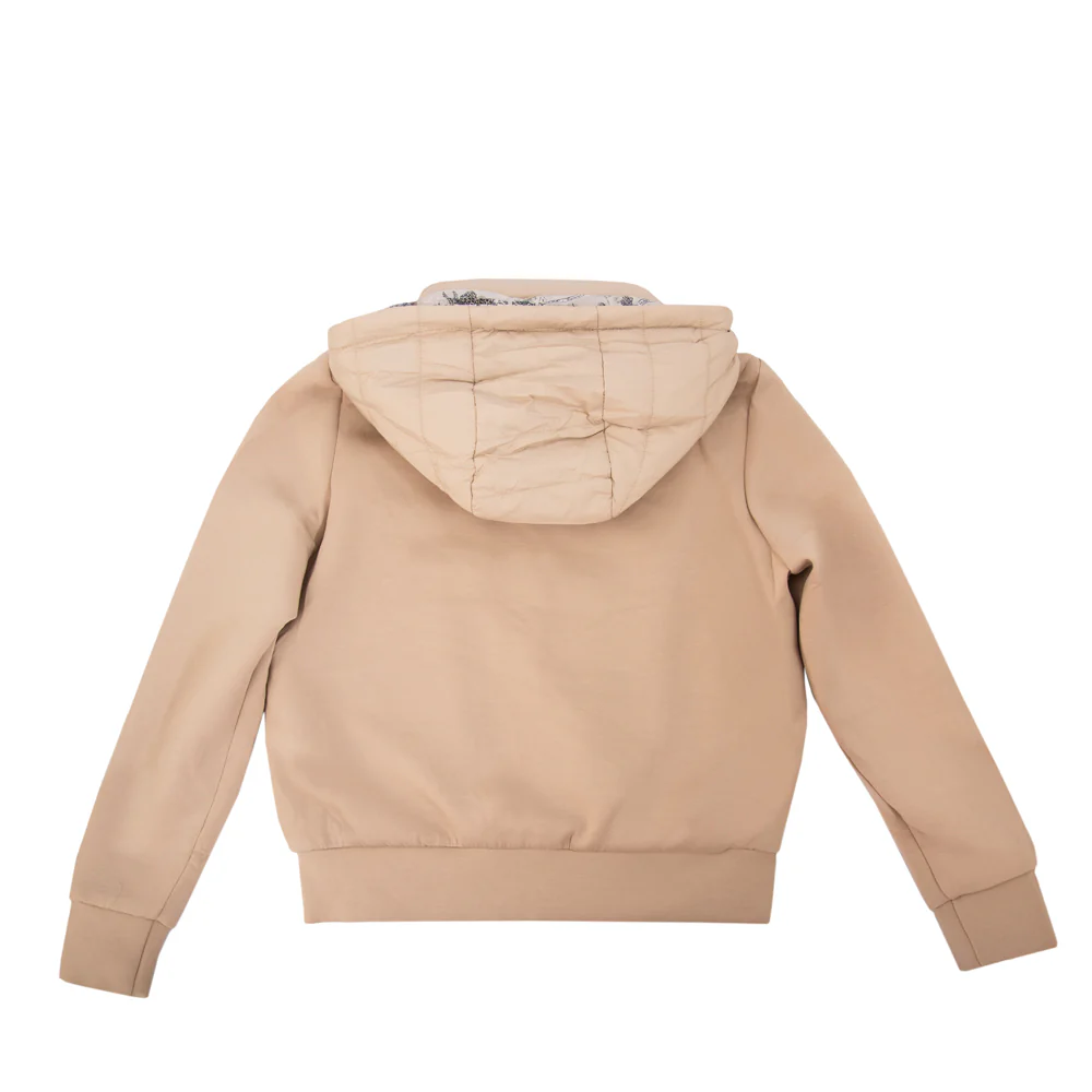 CHAQUETA REVERSIBLE MANUELA BEIGE - Image 3