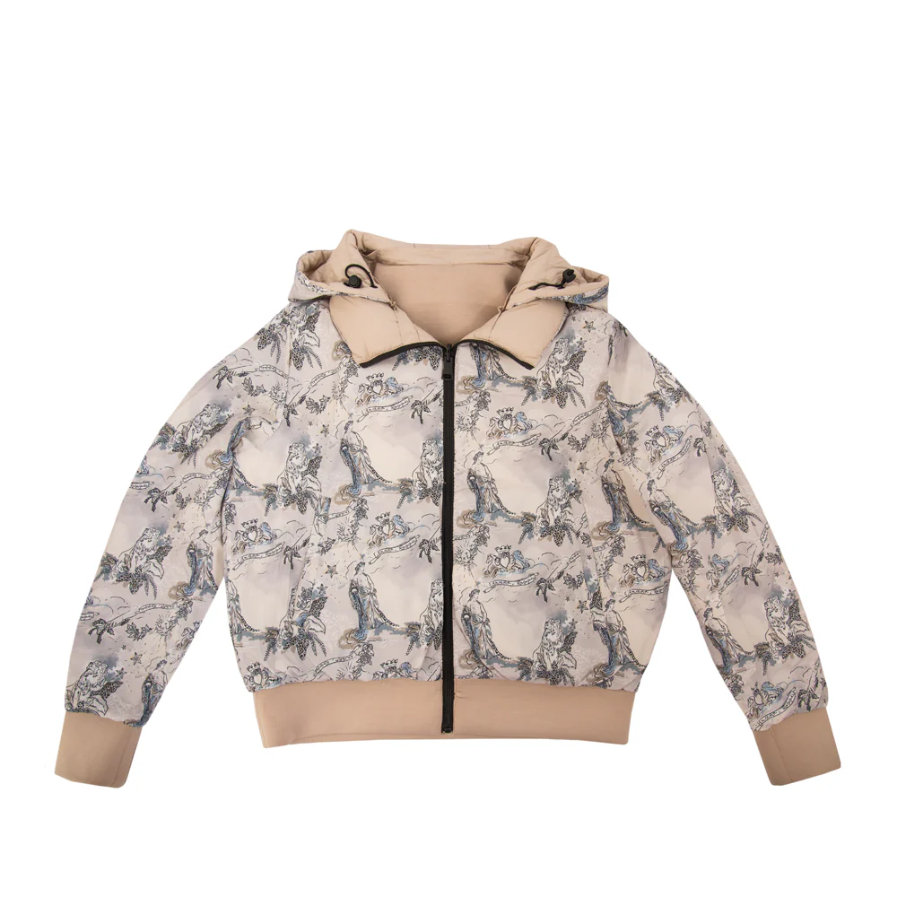 CHAQUETA REVERSIBLE MANUELA BEIGE - Image 4