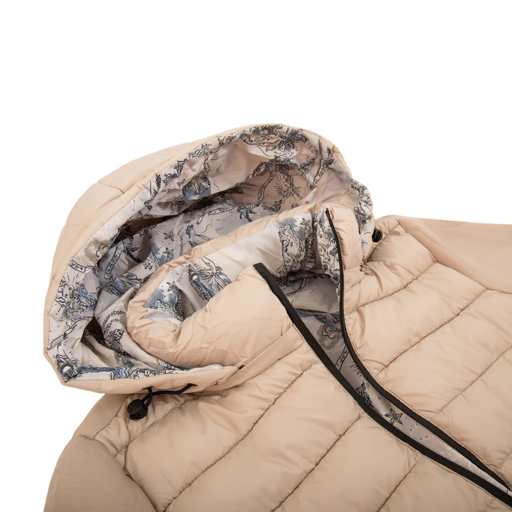 CHAQUETA REVERSIBLE MANUELA BEIGE - Image 5