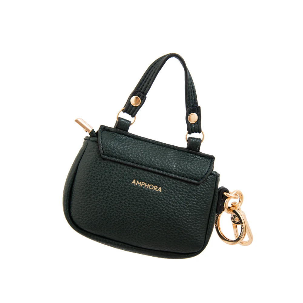 LLAVERO MONEDERO MINI CARTERA LUCY PETRÓLEO - Image 2