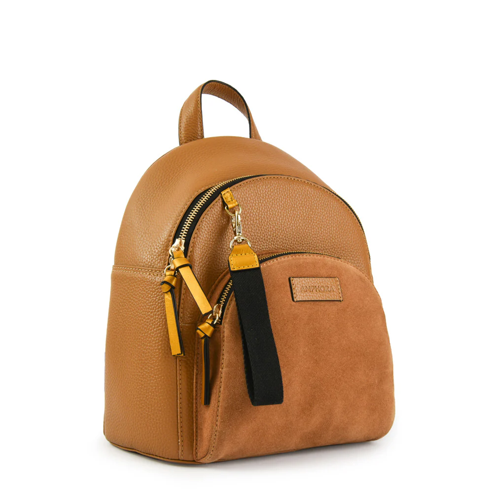 MOCHILA CUERO NILE CAMEL - Image 2