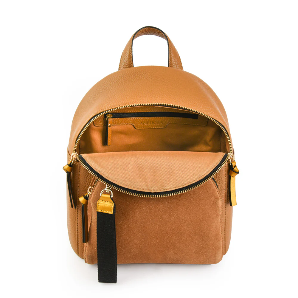 MOCHILA CUERO NILE CAMEL - Image 4