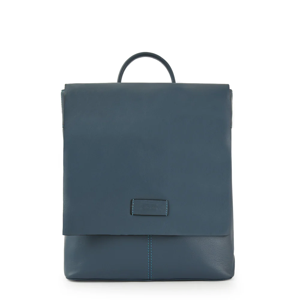 MOCHILA CUERO PARANA CELESTE