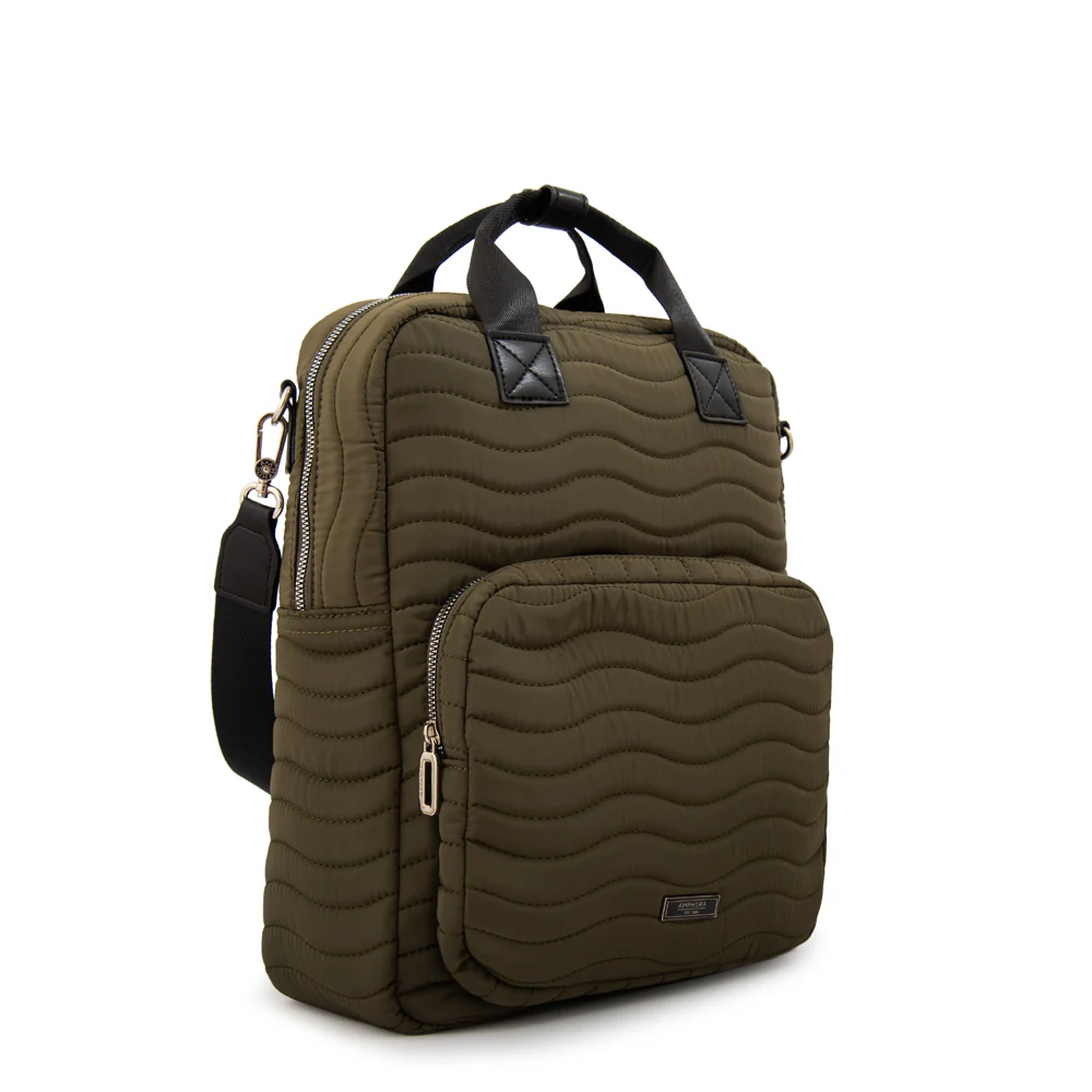 MOCHILA EVELYN PORTA 13" NOTEBOOK VERDE - Image 2