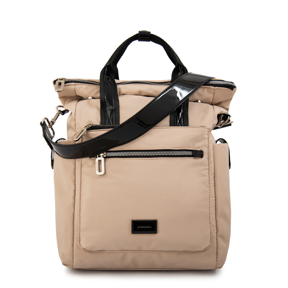 MOCHILA PORTA NOTEBOOK 13" CECILIA BEIGE