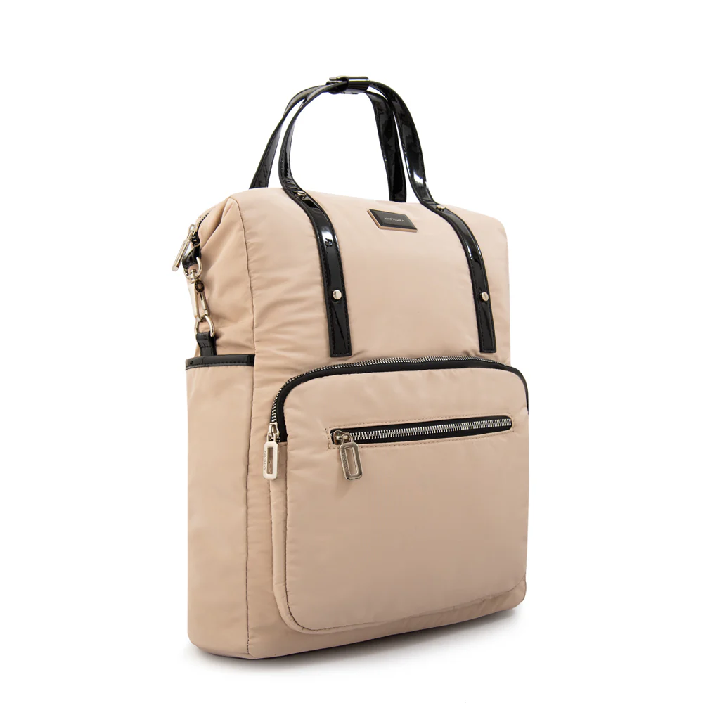 MOCHILA PORTA NOTEBOOK 14" CECILIA BEIGE - Image 2