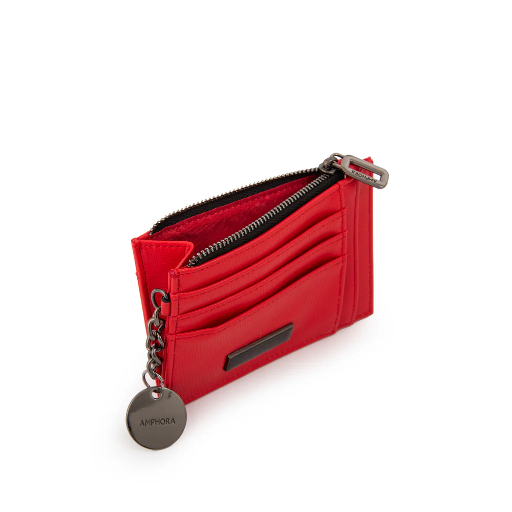 MONEDERO CON TARJETERO DILIAN ROJO - Image 3