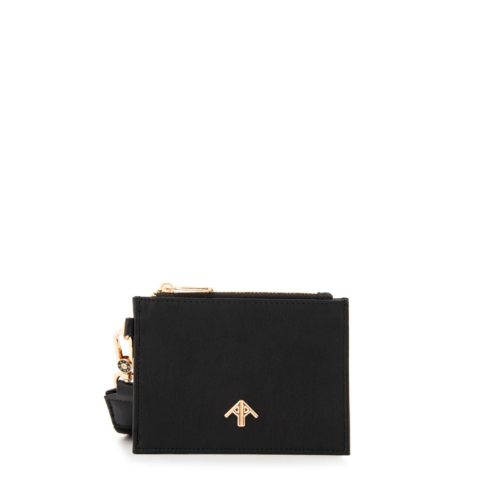 MONEDERO CON TARJETERO LULLABY NEGRO