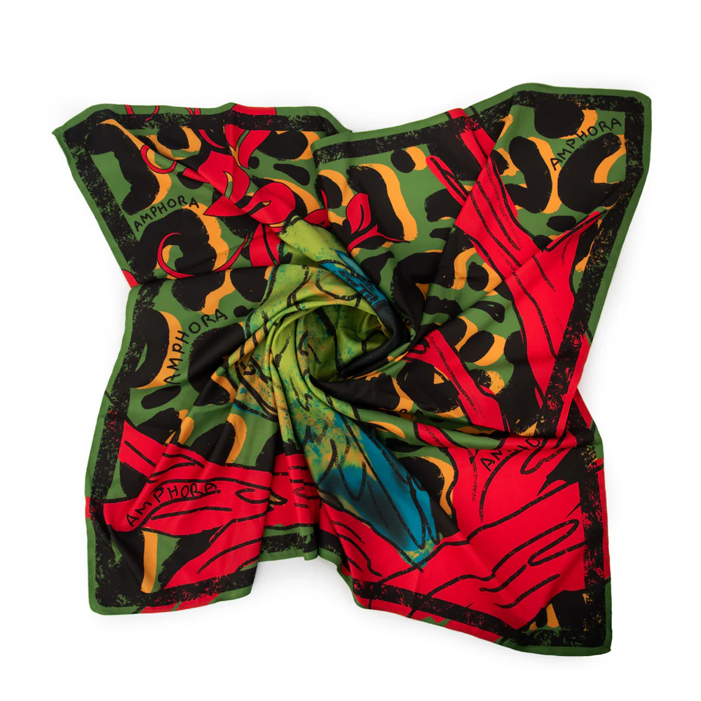 PAÑUELO MEDIANO NINFA VERDE - Image 3