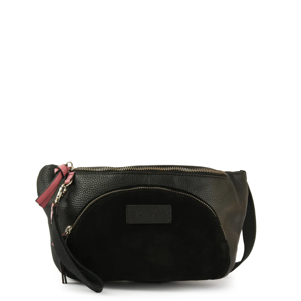 RIÑONERA CUERO NILE NEGRO