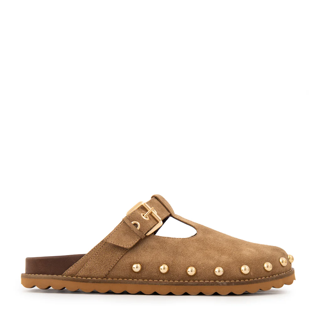 SLIPPER CRYSTAL TAUPE
